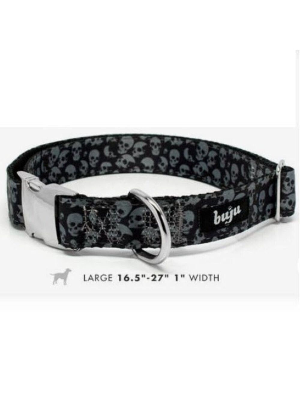 skulls heavy duty Large dog collar - Picture 2 of 2